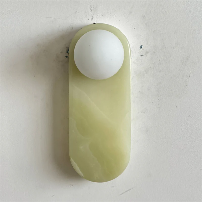 Jade Marble Minimalism Wall Lamp