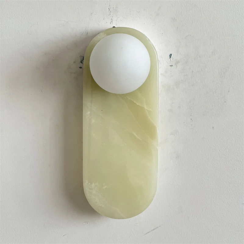 Jade Marble Minimalism Wall Lamp