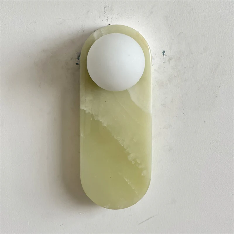 Jade Marble Minimalism Wall Lamp