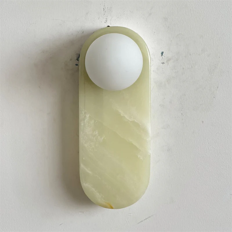 Jade Marble Minimalism Wall Lamp
