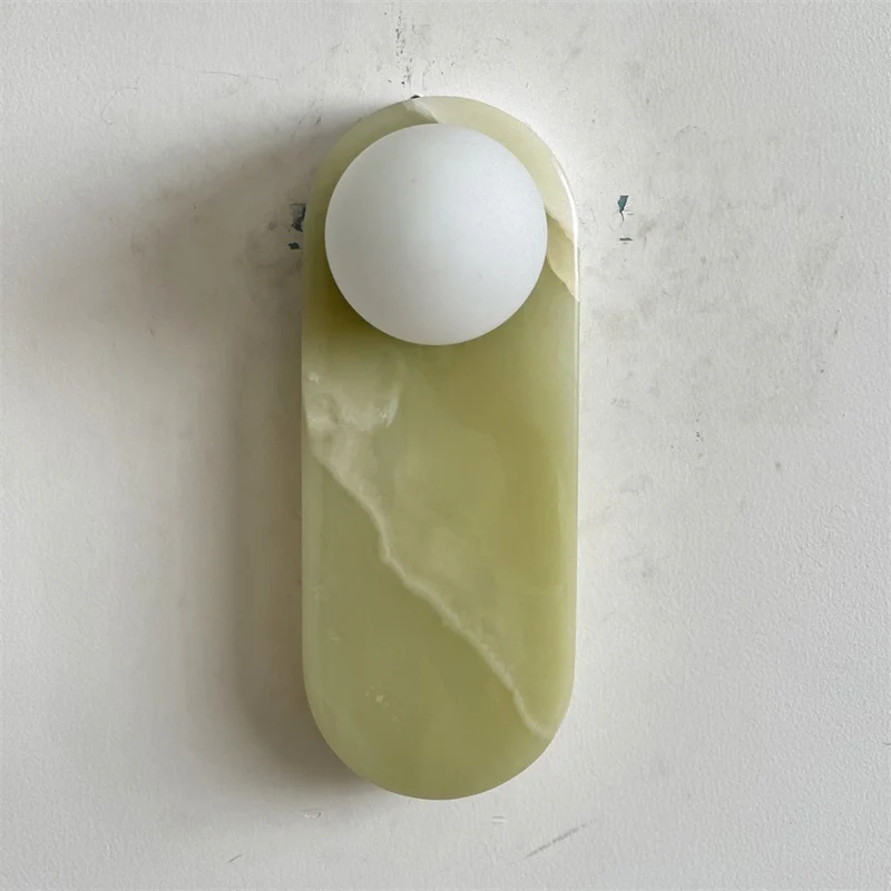 Jade Marble Minimalism Wall Lamp