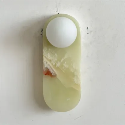 Jade Marble Minimalism Wall Lamp