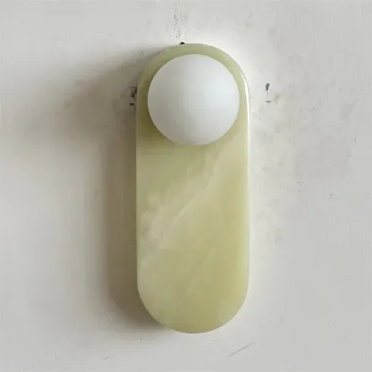 Jade Marble Minimalism Wall Lamp