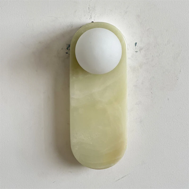 Jade Marble Minimalism Wall Lamp