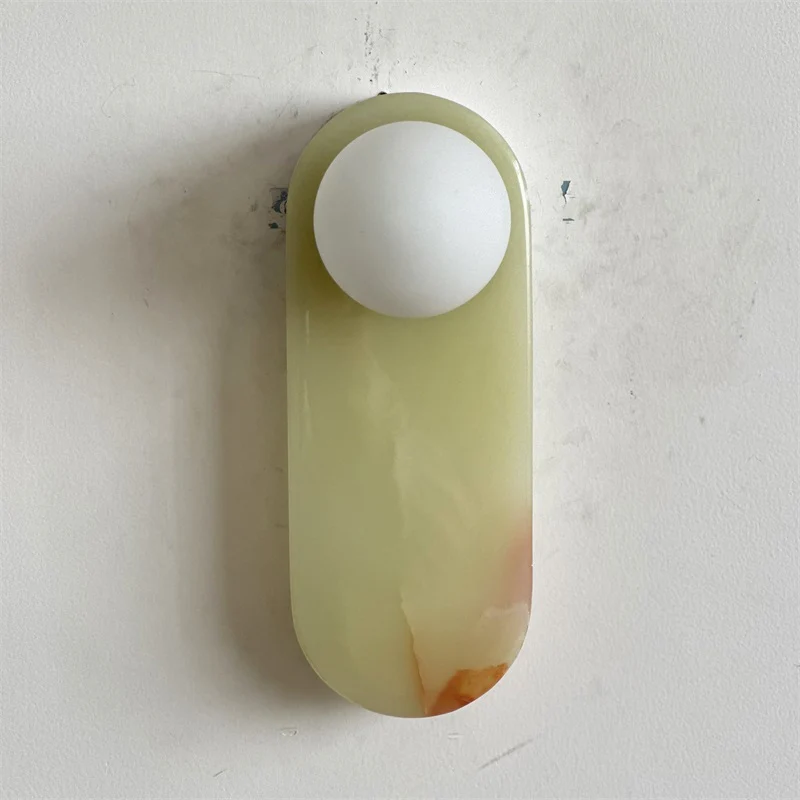 Jade Marble Minimalism Wall Lamp