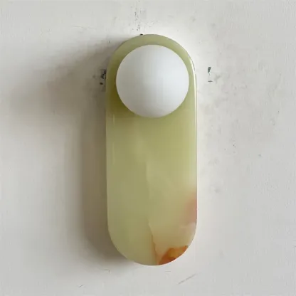 Jade Marble Minimalism Wall Lamp