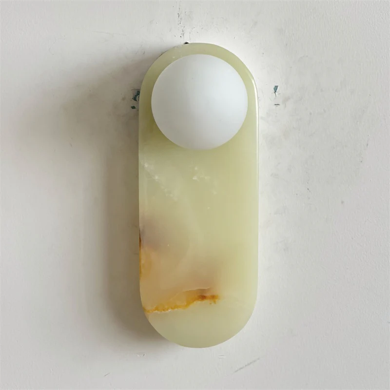 Jade Marble Minimalism Wall Lamp