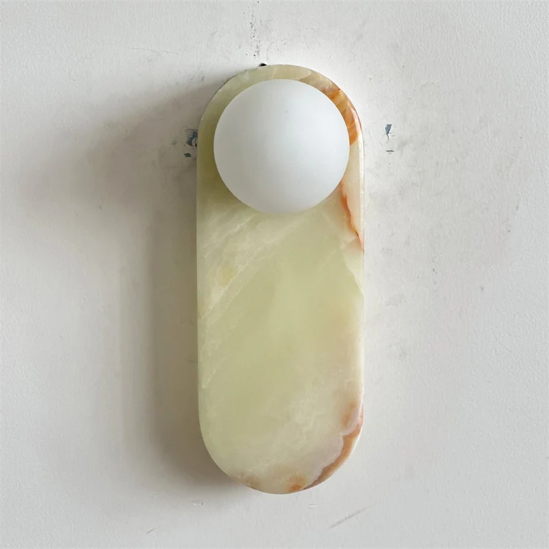 Jade Marble Minimalism Wall Lamp