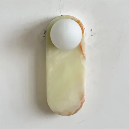Jade Marble Minimalism Wall Lamp