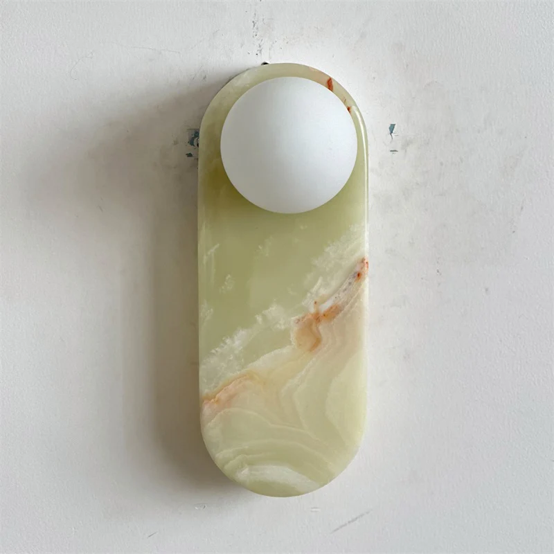 Jade Marble Minimalism Wall Lamp