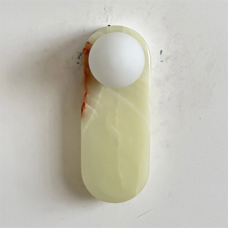 Jade Marble Minimalism Wall Lamp