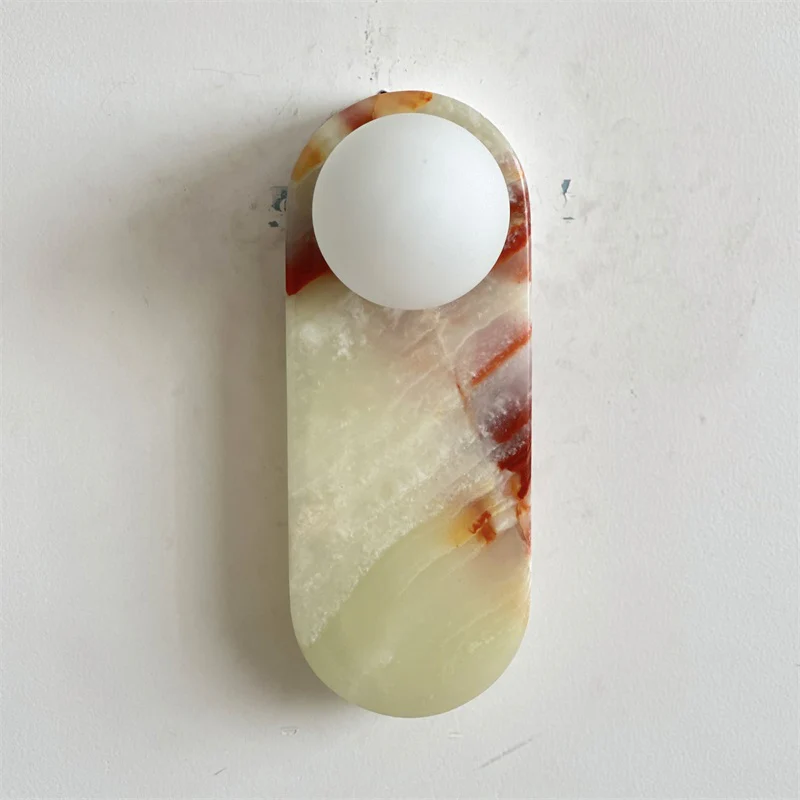 Jade Marble Minimalism Wall Lamp
