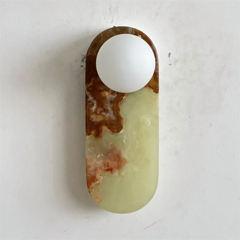 Jade Marble Minimalism Wall Lamp