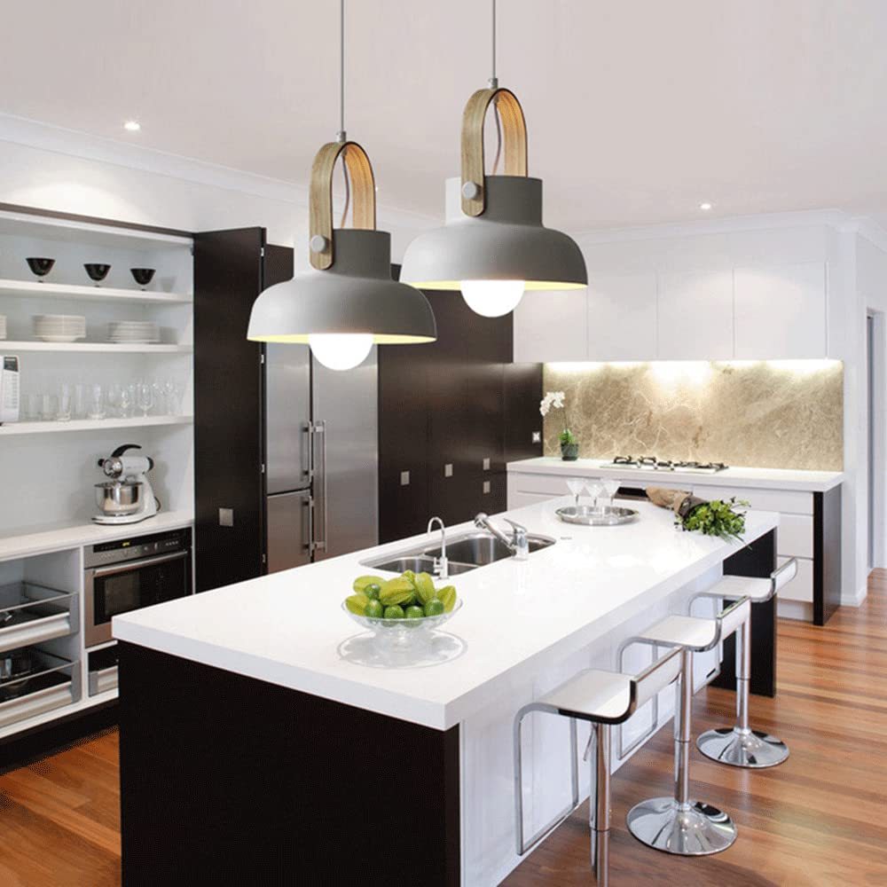 Morandi Pendant Lights over Kitchen Island