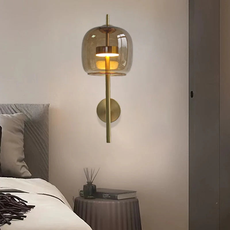 Quinn Modern Wall Lamp in Bedroom