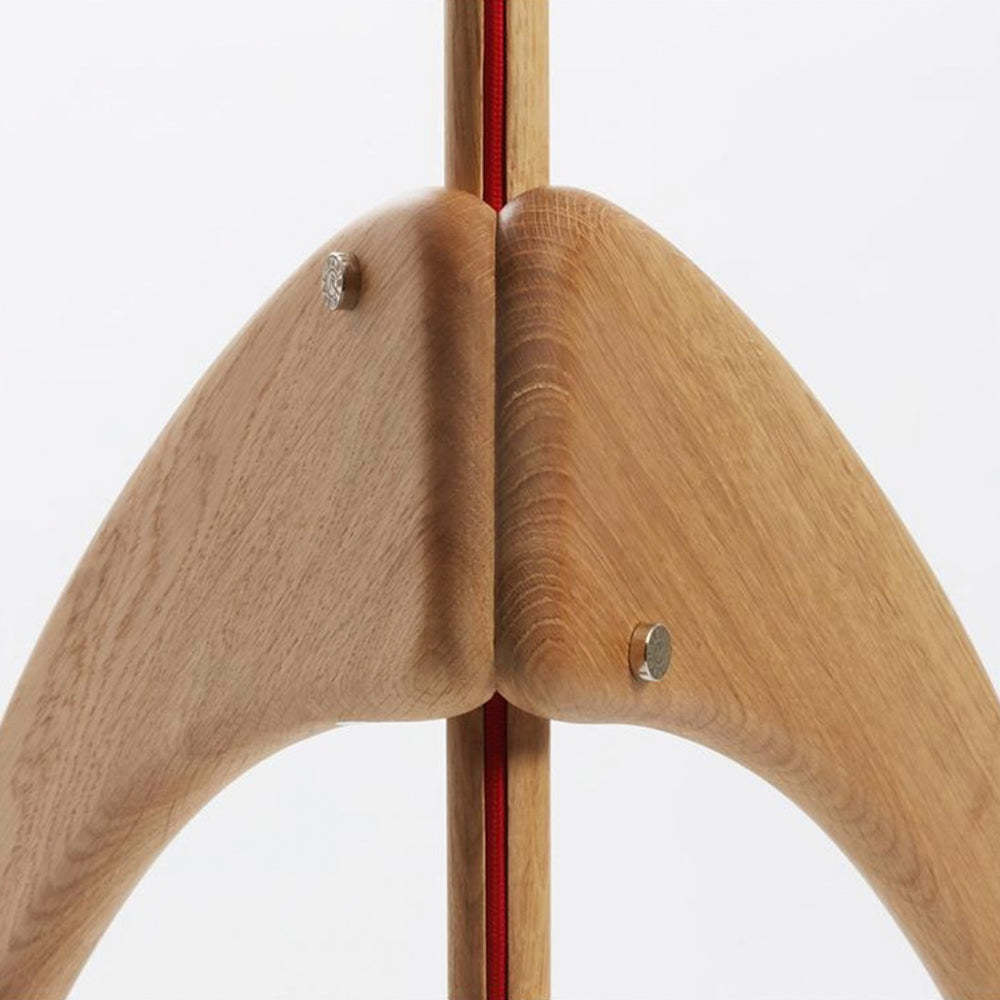 Renée Floor Lamp, Artificial Paper & Wood