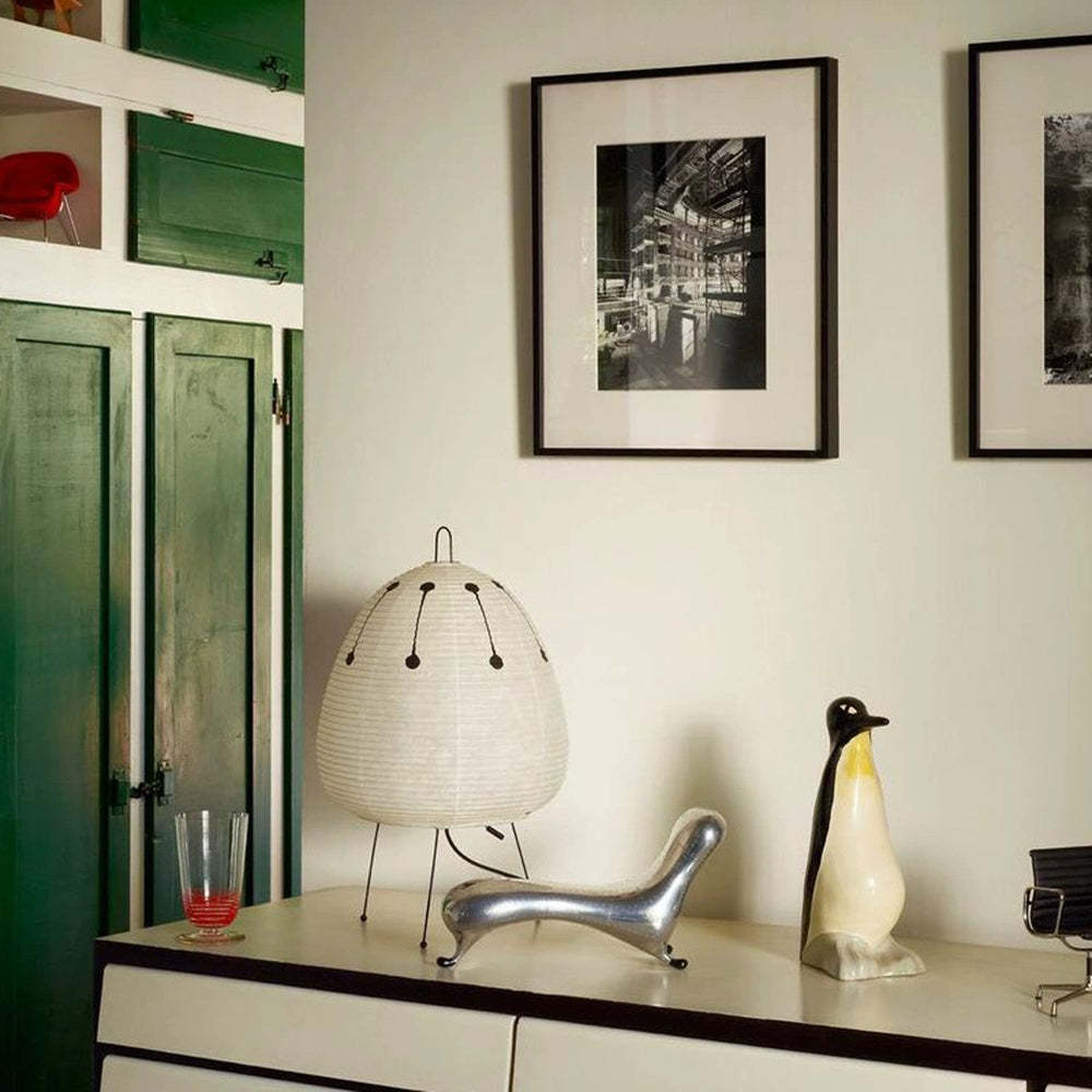 Renée floor lamp styled with decor