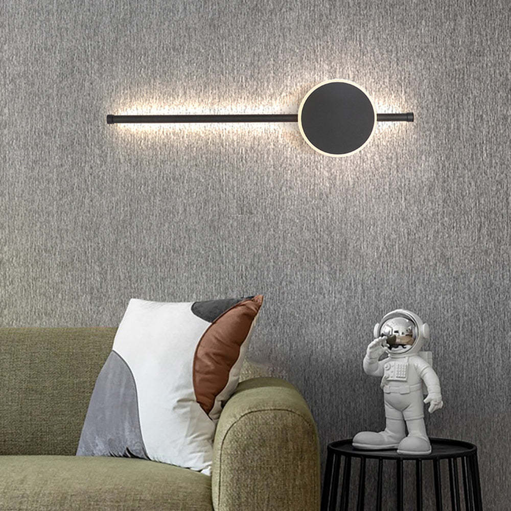 Modern wall lamp Edge design in living room setting