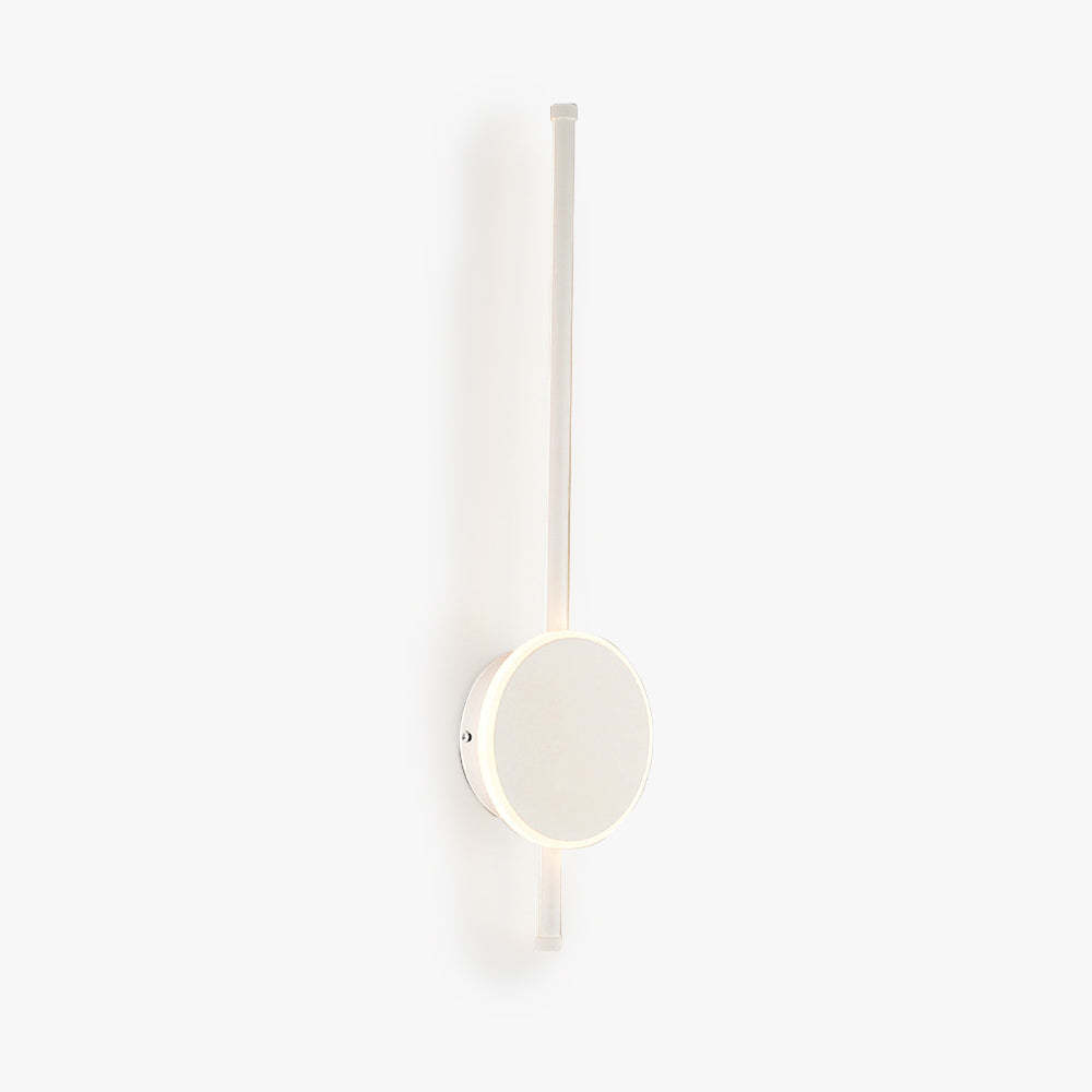 Modern round linear wall lamp