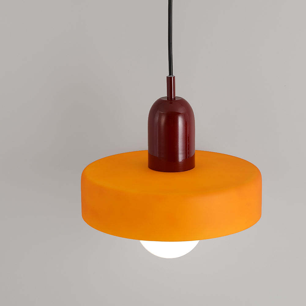 Orange Morandi LED Pendant Light by Las Sola