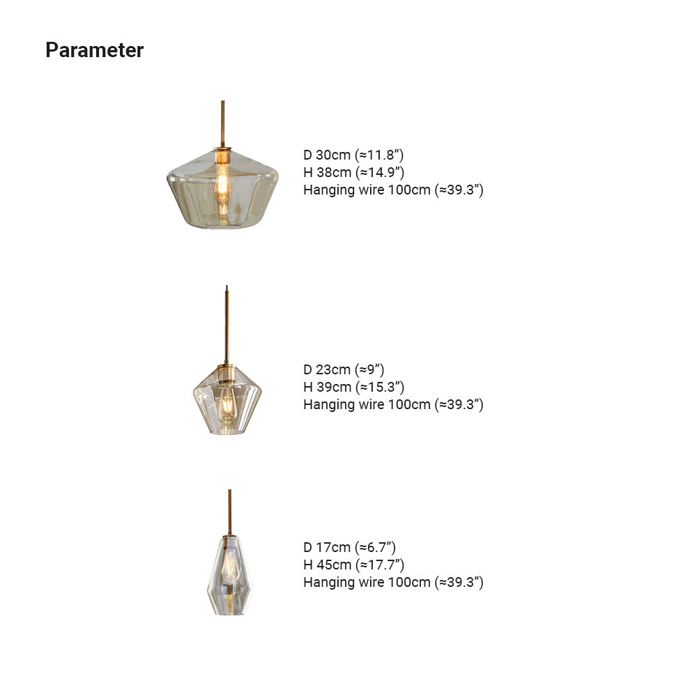 Hailie pendant light dimensions for bedroom. Glass pendant lamp