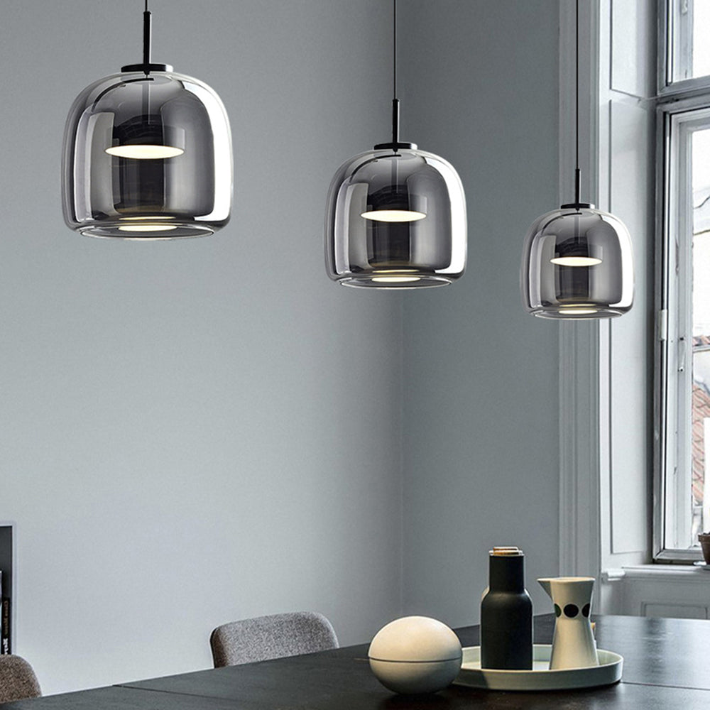 Hailie Morden Glass Pendant Light Living Room