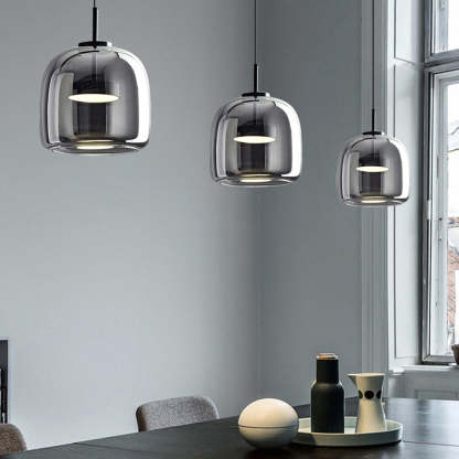 Hailie Morden Glass Pendant Light Living Room