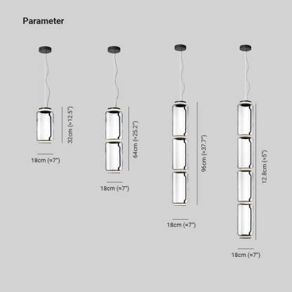 Hailie Minimalist Combination Glass Pendant Light