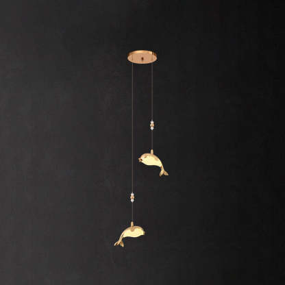 Modern Dolphin Pendant Light - Lassola