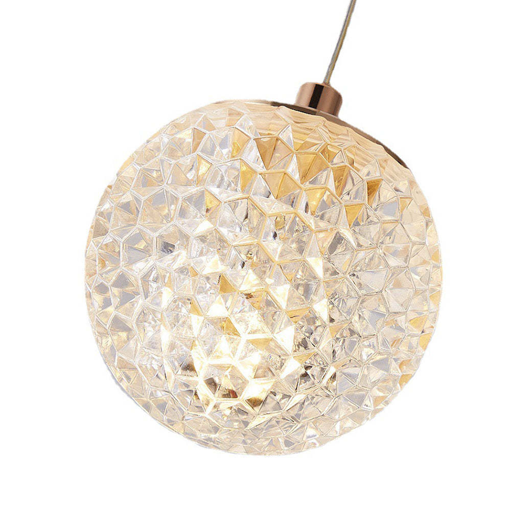 Jibril Pendant Light detailed view, honeycomb design