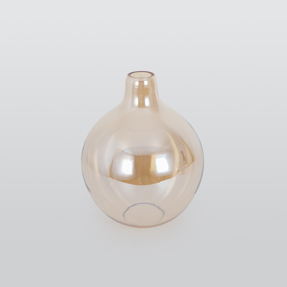 Hailie Modern Art Amber Pendant Light Glass Metal Bedroom