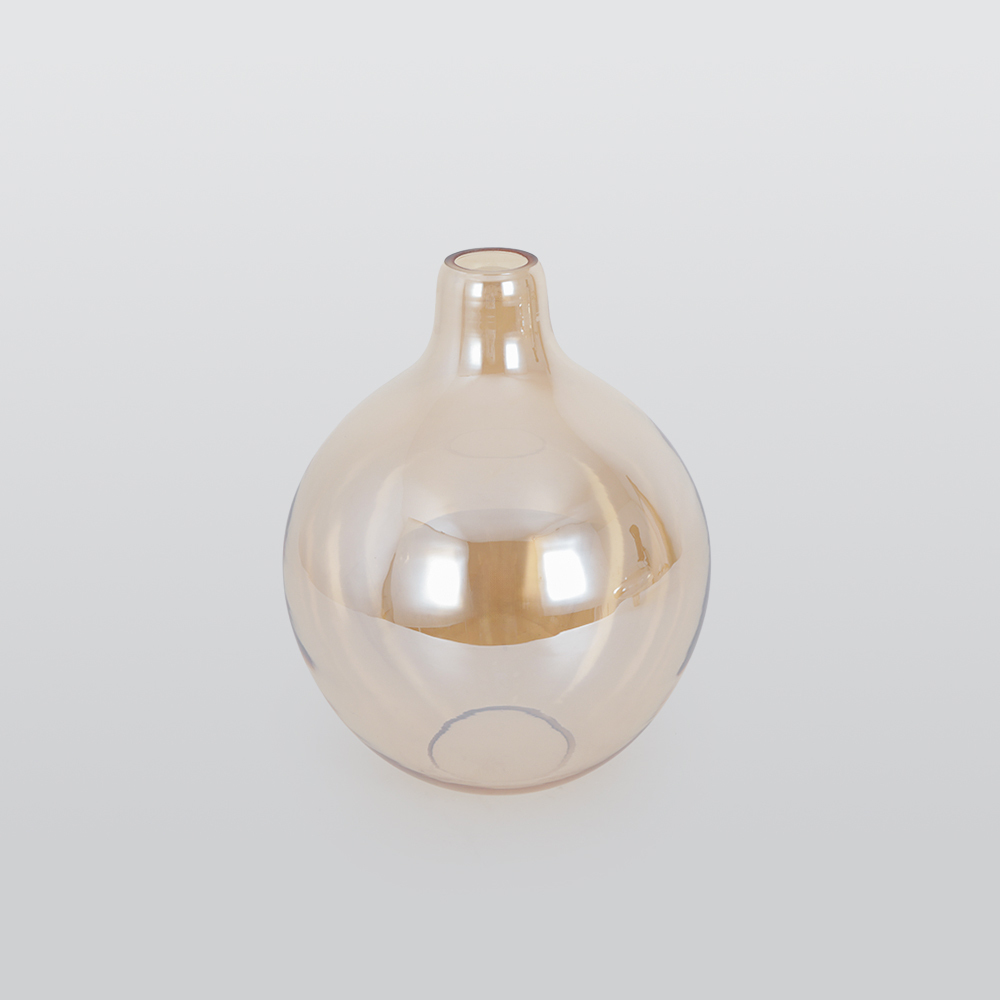 Hailie Modern Art Amber Pendant Light Glass Metal Bedroom