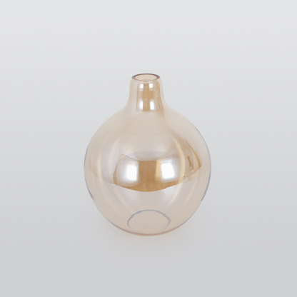 Hailie Modern Art Amber Pendant Light Glass Metal Bedroom