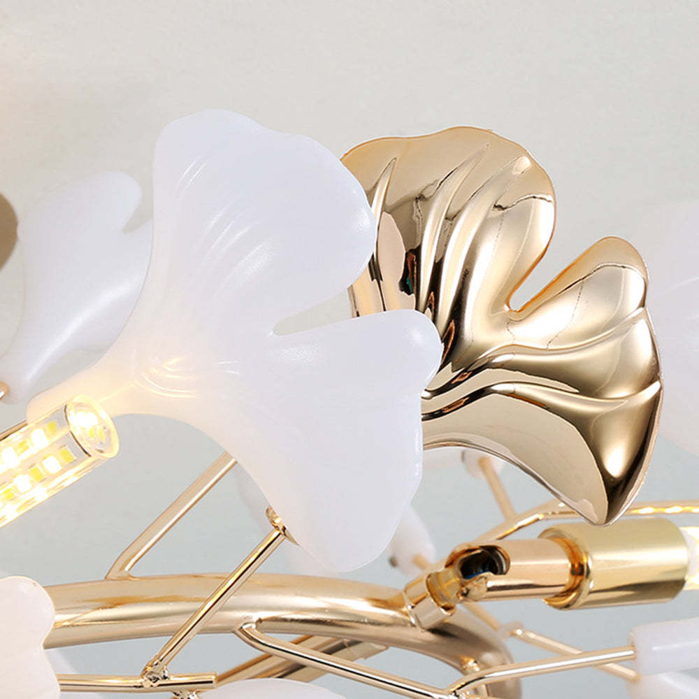 Olivia Ceiling Light - Leaf Detail
