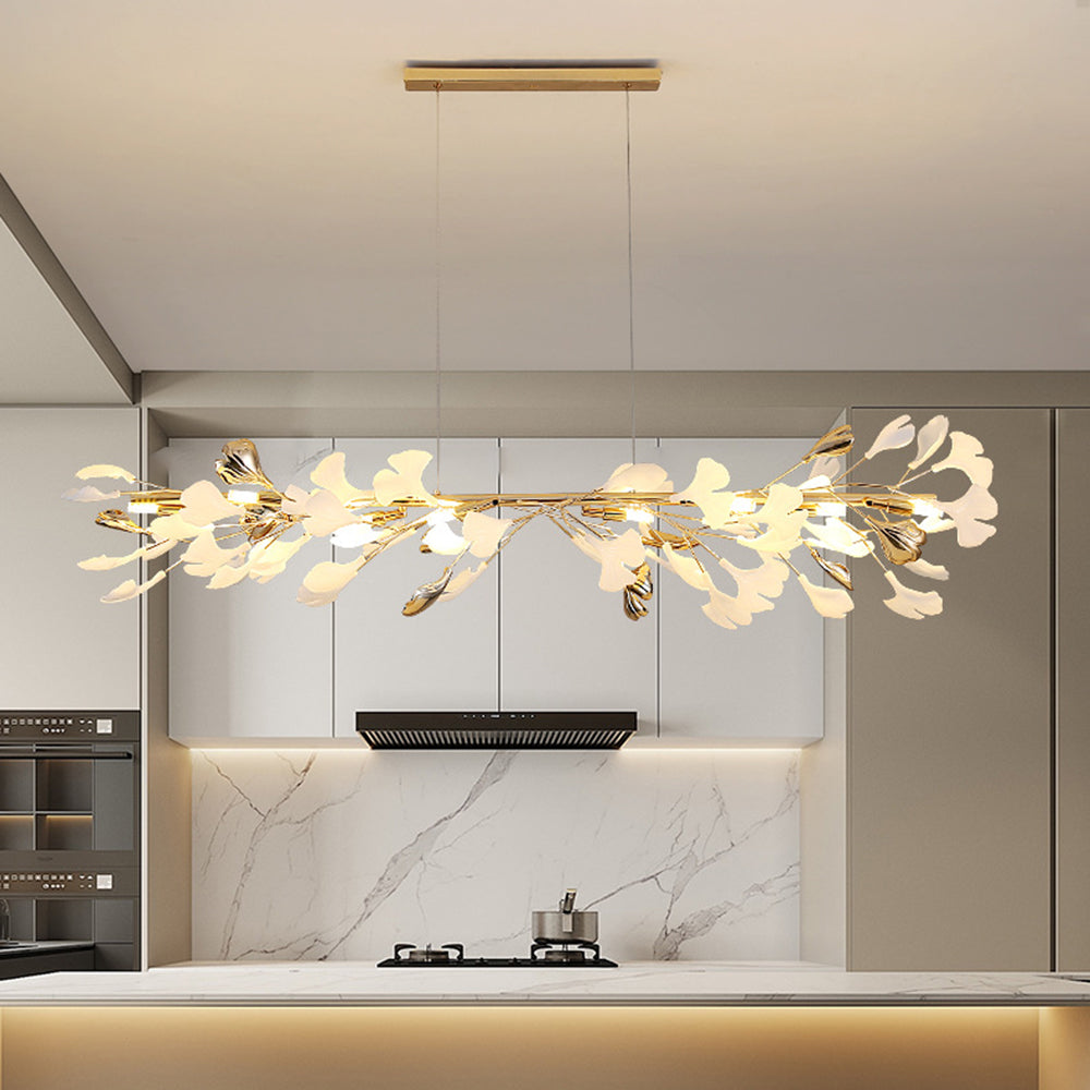Olivia Modern Art Deco Chandelier in Kitchen