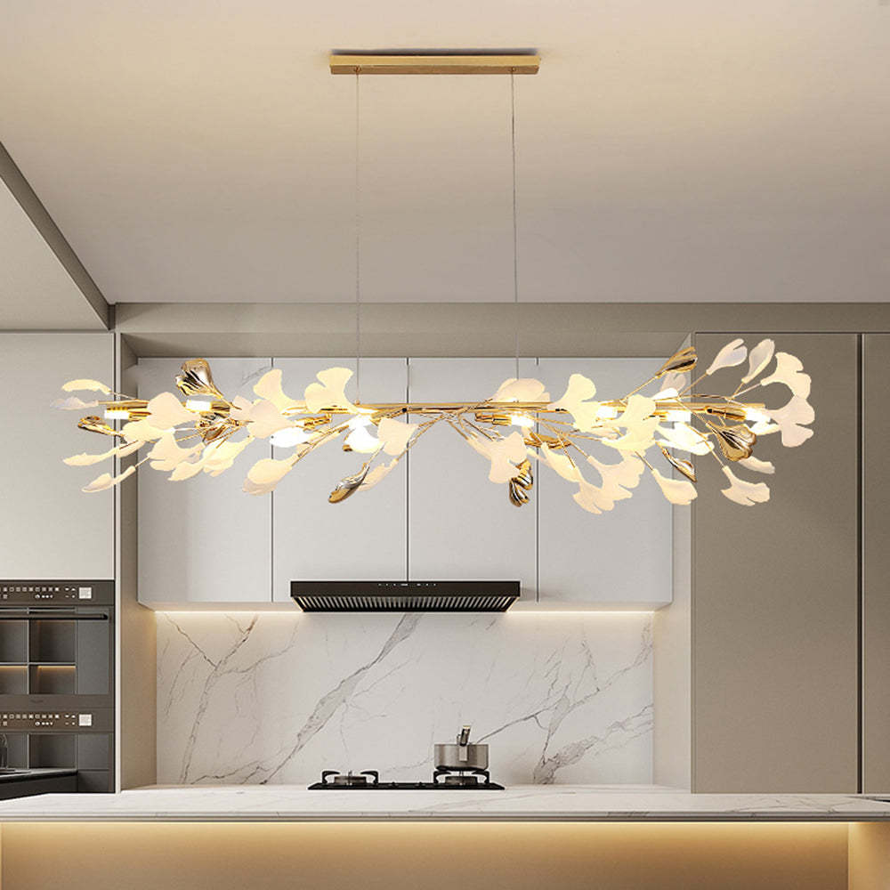 Olivia Modern Art Deco Chandelier in Kitchen