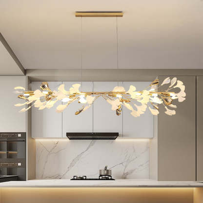 Olivia Modern Art Deco Chandelier in Kitchen