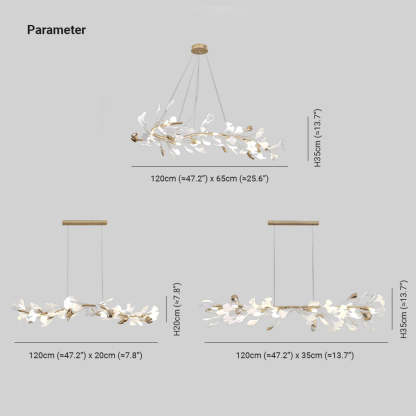 Olivia Chandelier Dimensions