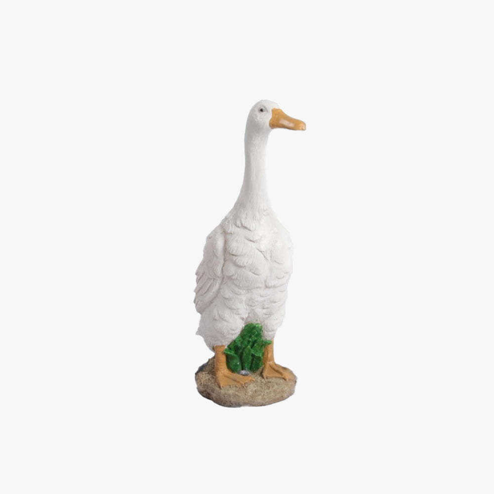 Minori Modern Decorative Goose Resin Solar Garden Ground Light