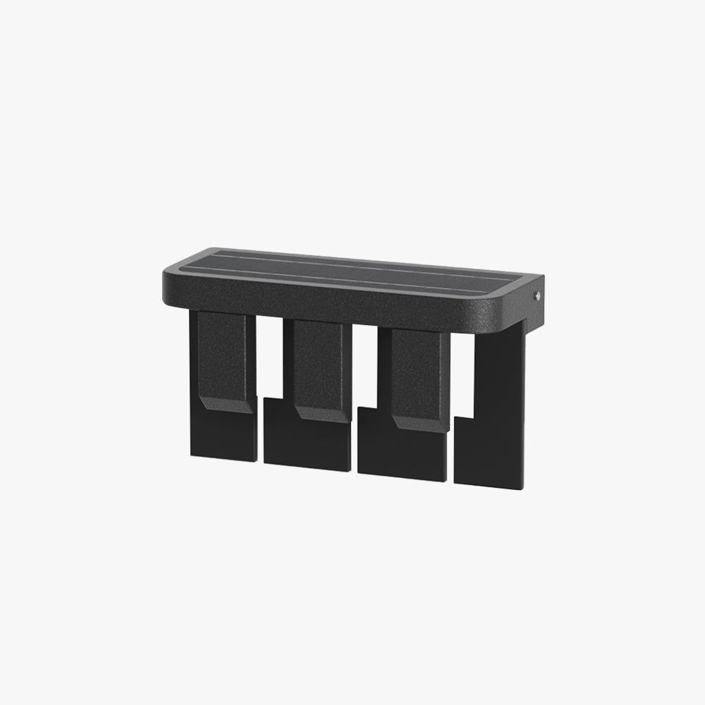 Orr Modern Metal Solar Outdoor Wall Lamp