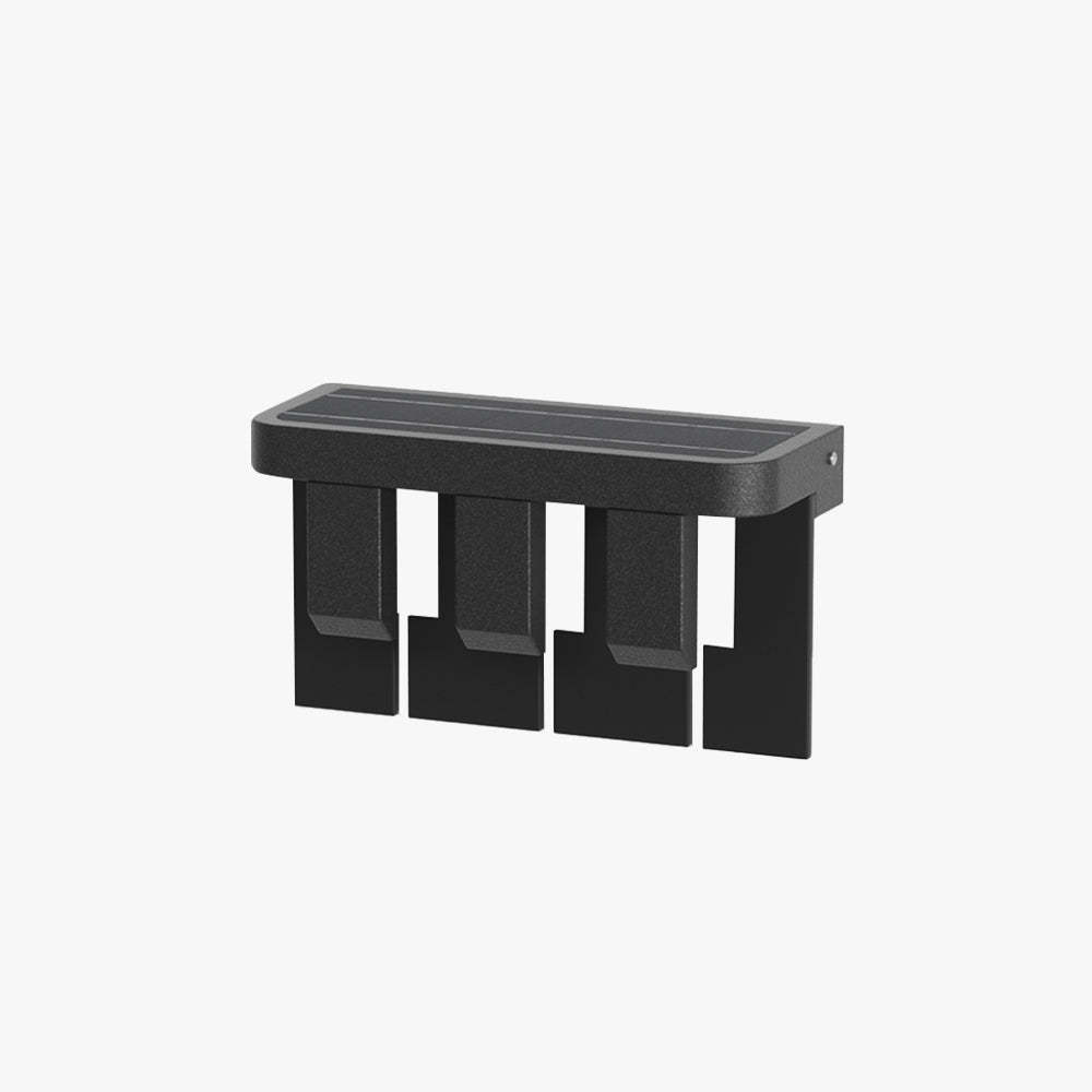 Orr Modern Metal Solar Outdoor Wall Lamp