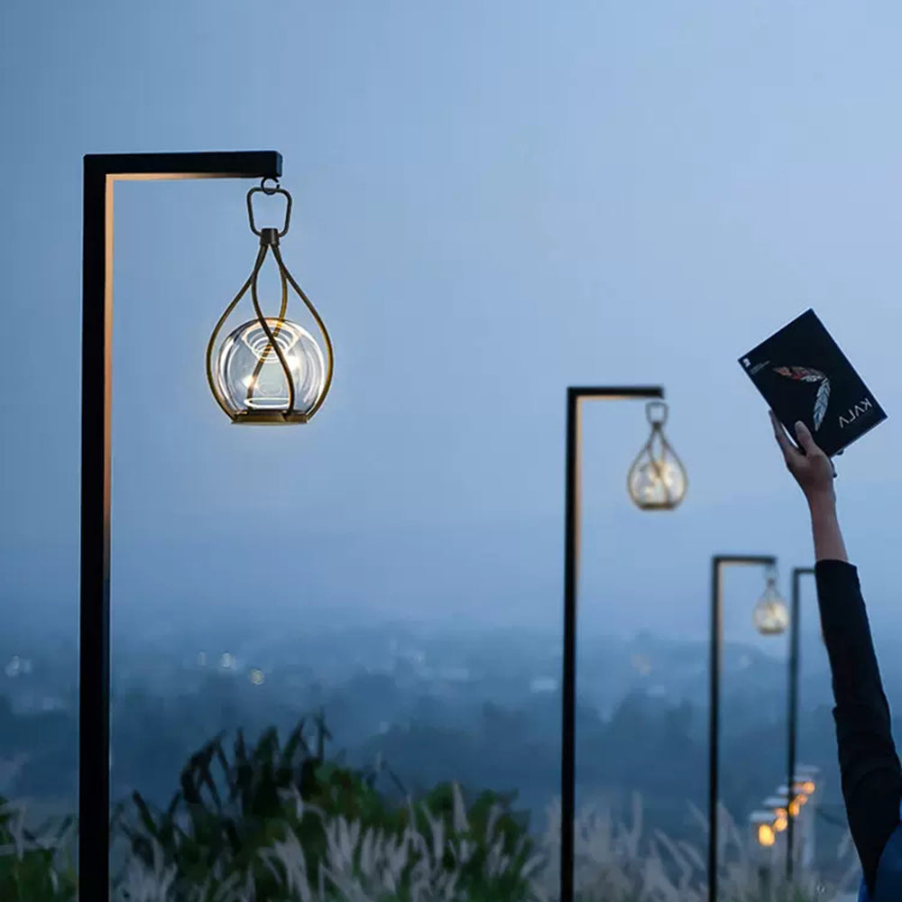 Valentina Outdoor Pendant Lights in Garden Setting