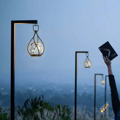 Valentina Outdoor Pendant Lights in Garden Setting