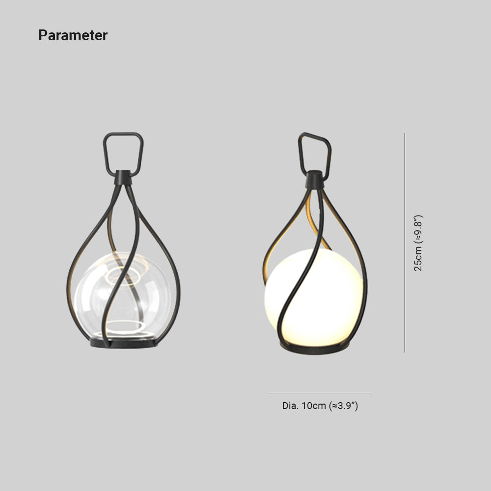 Valentina Outdoor Pendant Light Dimensions