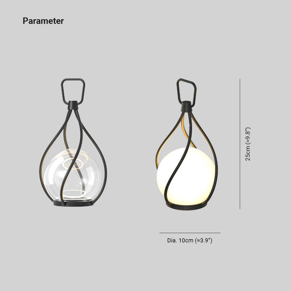 Valentina Outdoor Pendant Light Dimensions