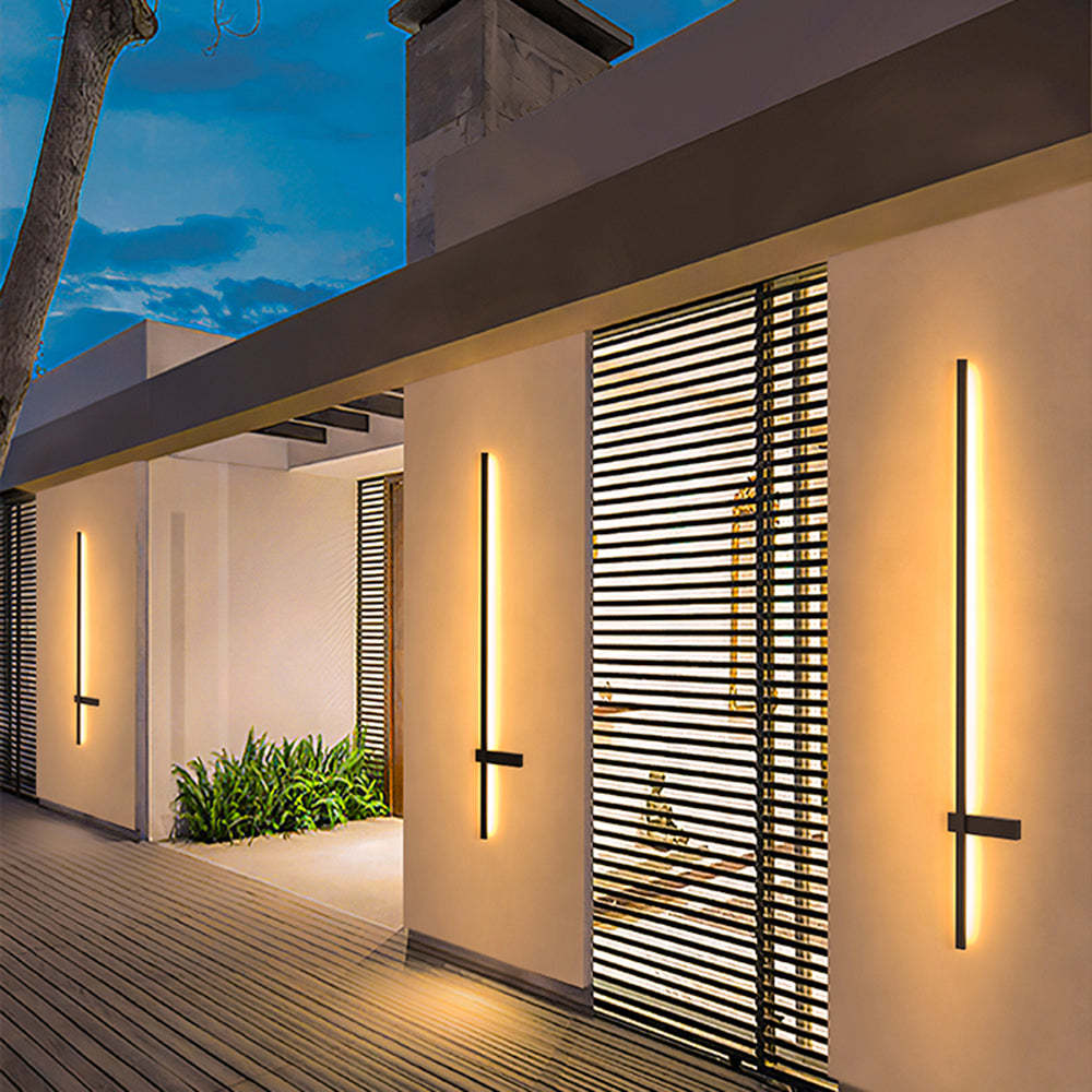 Las Sola Edge minimalist outdoor wall lamp lighting