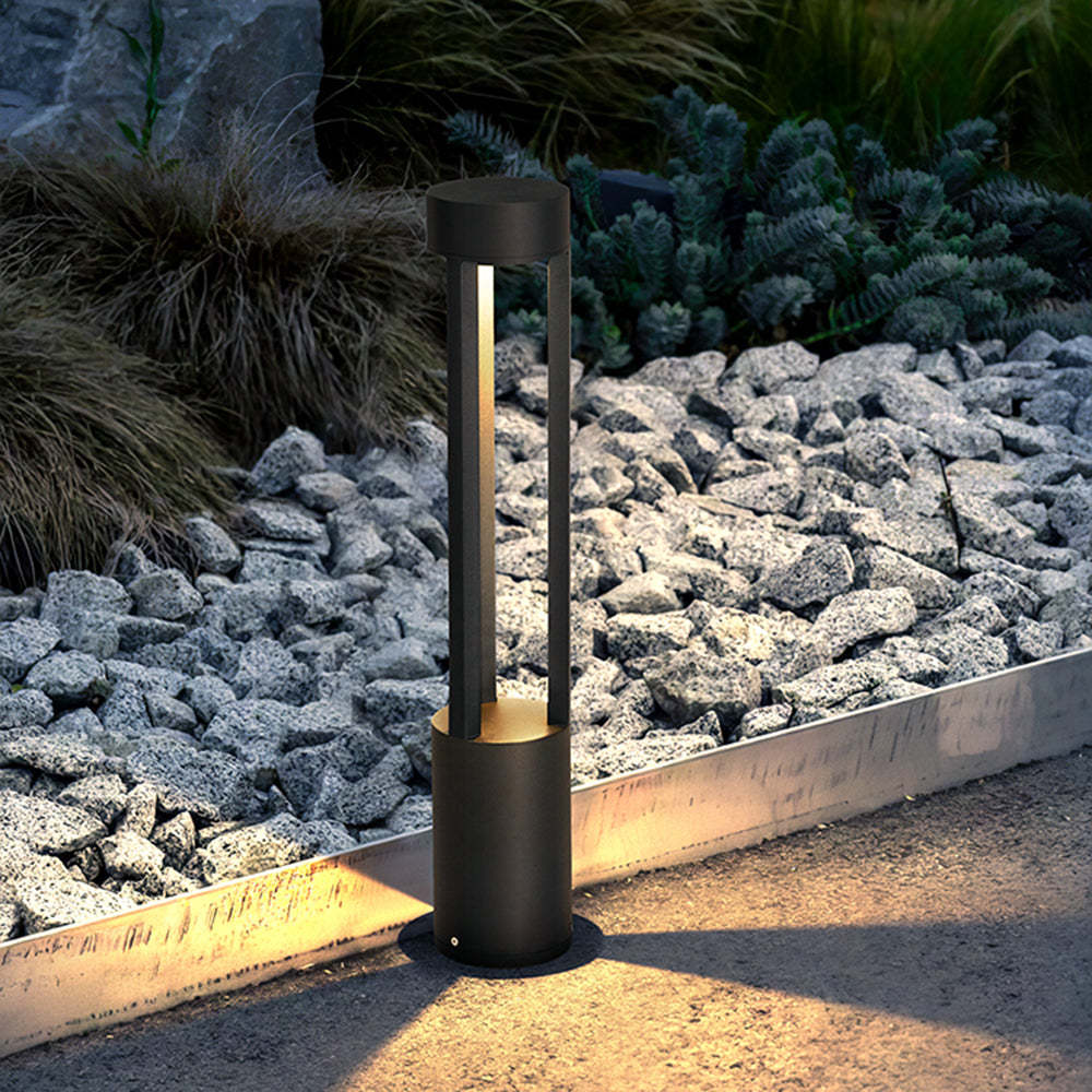 Pena Outdoor Path Light illuminating a garden