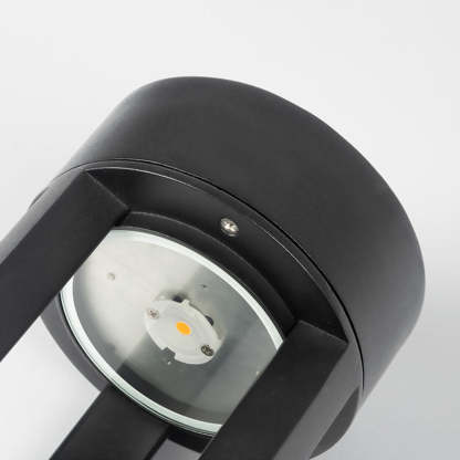 Close-up of Pena outdoor path light's LED bulb