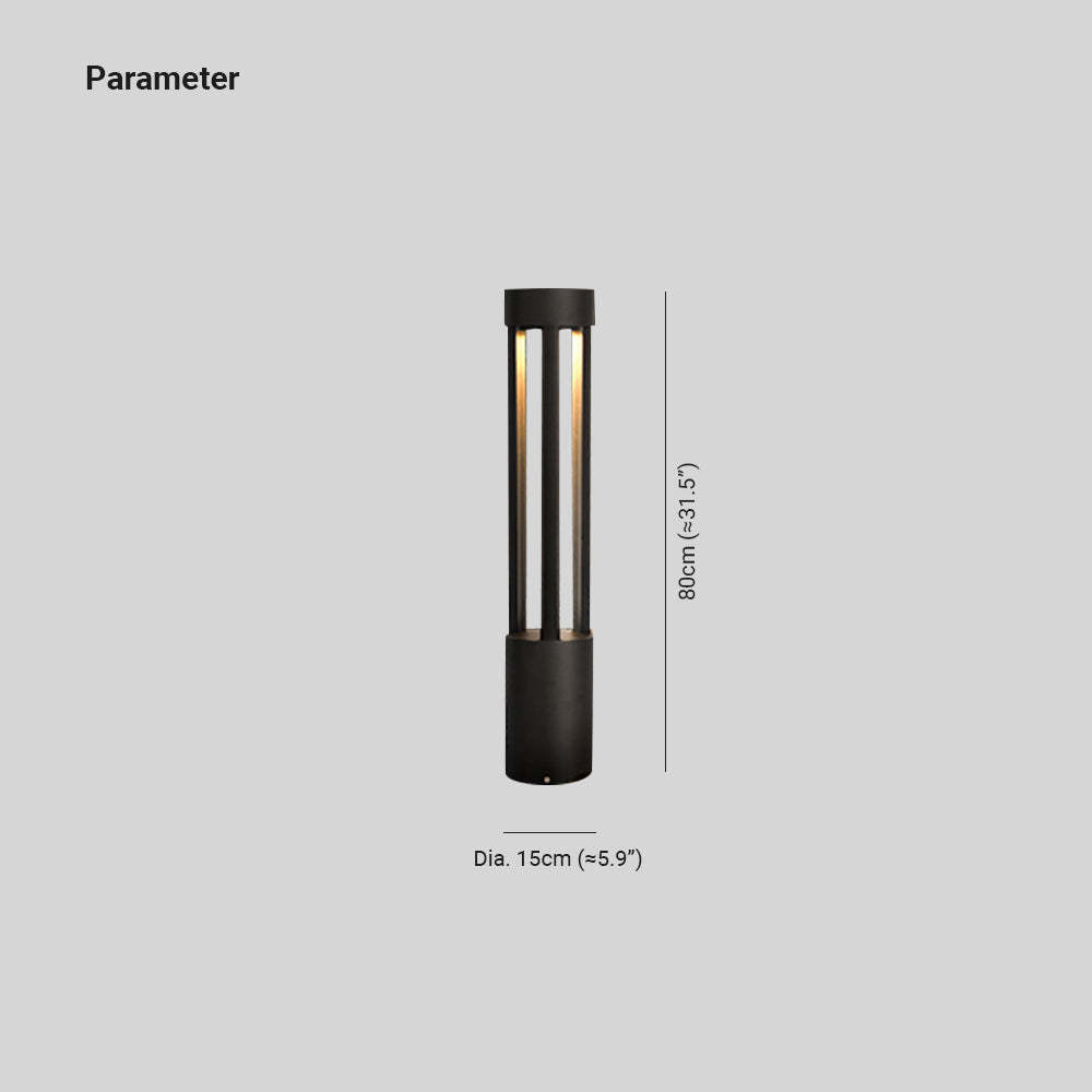 Pena Outdoor Path Light Dimensions: 80cm height, 15cm diameter