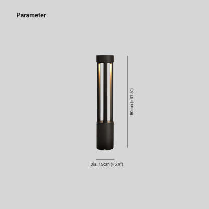 Pena Outdoor Path Light Dimensions: 80cm height, 15cm diameter